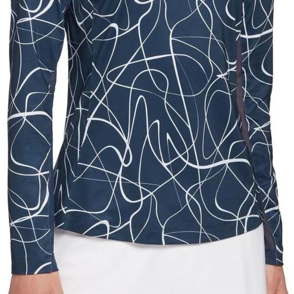 Slazenger Women's UV 1/4 Zip Long Sleeve Golf Shirt - Picture 7 of 7